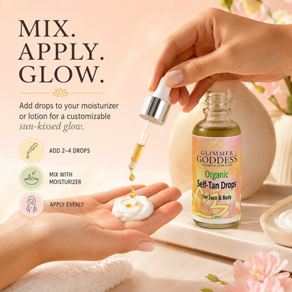 Organic Self Tan Drops – Fast Glow